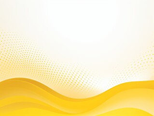 Yellow and white vector halftone background with dots in wave shape, simple minimalistic design for web banner template presentation background. with copy space for photo text or product, blank empty 