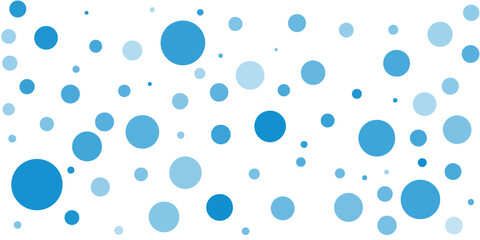 Light BLUE vector layout with circle shapes. Blurred decorative design in abstract style with bubbles. Template for your brand book.