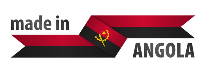 Made in Angola graphic and label.