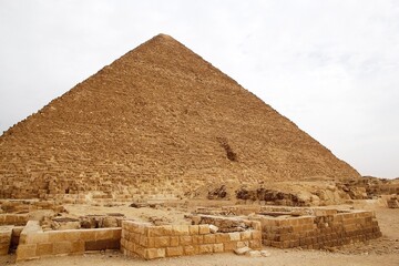 The Great Pyramid in the Giza pyramid complex, Egypt