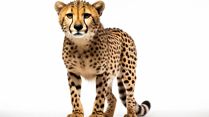 Scene of a wild animal leopard