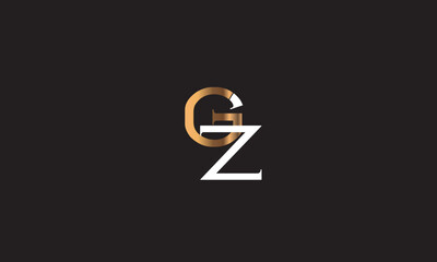 GZ, ZG , Z , G , Abstract Letters Logo Monogram