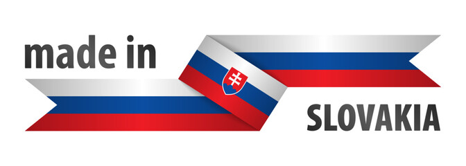 Made in Slovakia graphic and label.