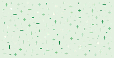 Medical cross and plus addition background. Hospital and pharmacy abstract seamless background.