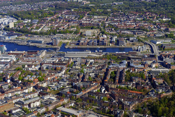 aerial view of the city kiel