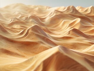 Golden Sand Dunes in Perpetual Motion A D and D Showcase