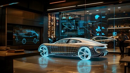 Interactive 3D Hologram Showroom: Explore the Future of Luxury Automotive Technology