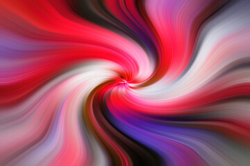 Flor de colores en espiral abstracta