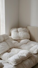 Minimalist Cushions Fluffed to Perfection A Cozy Invitation to Relaxation