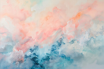 Ethereal Skies: A Mesmerizing Dance of Pastel Clouds