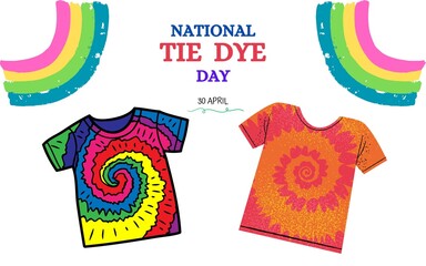 NATIONAL TIE  DYE  DAY TEMPLATE DESIGN