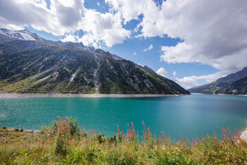 Reservoir at the Dam in Zillergrund