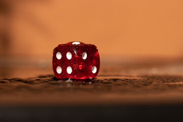Colour Dice in Water
