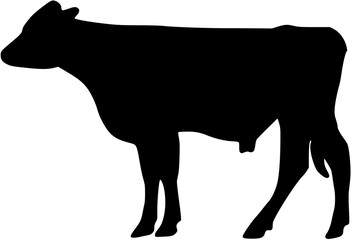 cow icon. cow silhouette
