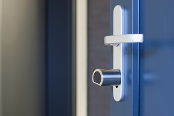 Smart door lock system, modern key free door lock technology.