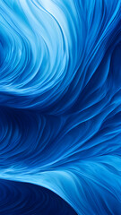 Abstract background composed of blue wave patterns, luxury gold concept, festive celebration background, silk and curved patterns, blue smoke background - obrazy, fototapety, plakaty
