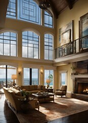 luxury apartment building
