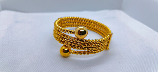 close up of a bracelet