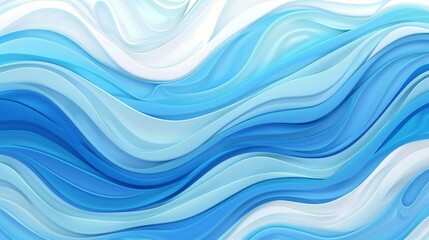 Smooth transparent waves, stripe background