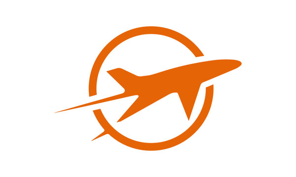 recommend clip art: line art plane logo design