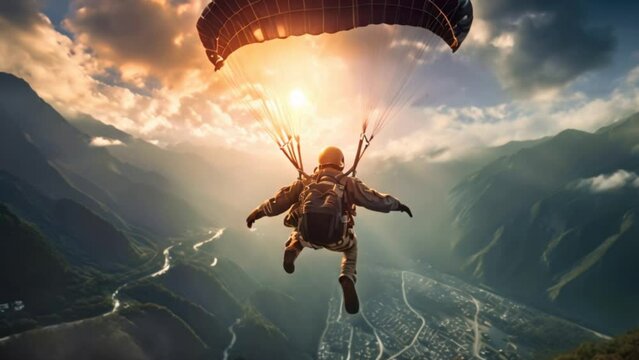 Adventurous souls enjoy high-flying sports like paragliding, skydiving, and parasailing,