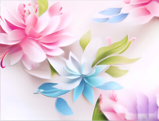 abstract background of pink lotus flower 