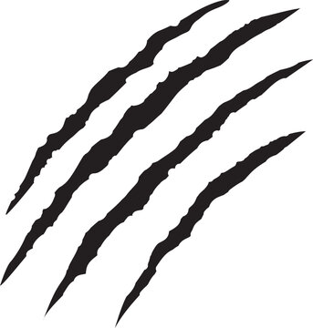 Claw Marks SVG Cut File for Cricut and Silhouette, EPS Vector, PNG , JPEG , Zip Folder