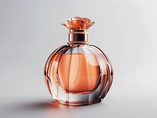 Generative AI : Perfume bottle isolated on white background