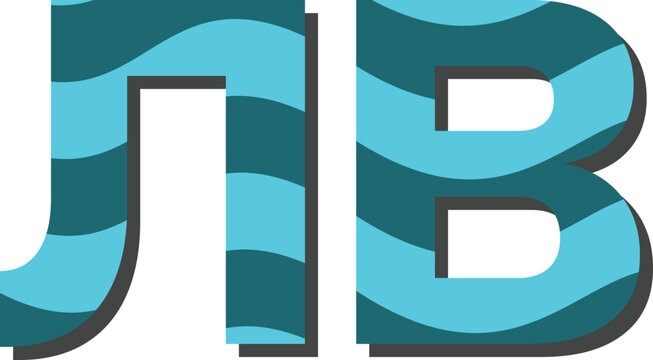 Wave Currency vector font