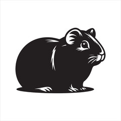 Abyssinian guinea pig vector