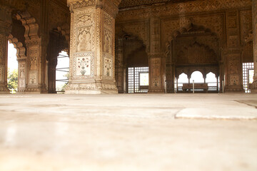 Fototapeta na wymiar Reise durch Indien. Neu Delhi im Red Fort