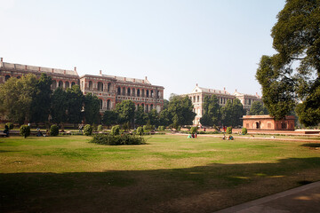 Fototapeta premium Reise durch Indien. Neu Delhi im Red Fort