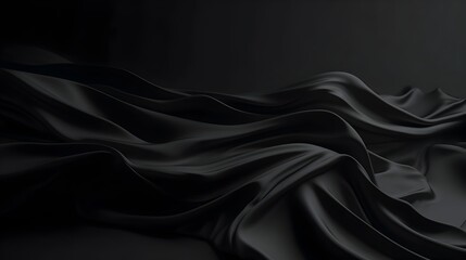 Fototapeta premium Elegant and Luxurious Fabric Background with Dramatic Lighting and Futuristic Sci-Fi Vibe