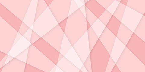 Abstract white and gray line background design. pink abstract background with triangle. triangle and squares shapes with geometric style .Space design concept. Decorative web layout or poster, banner.