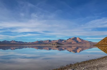 Wandcirkels aluminium Lake in Chile © Galyna Andrushko