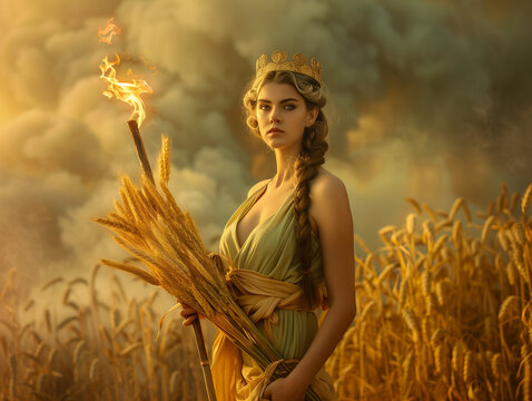 Mitologia. Demetra e i suoi simboli.