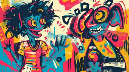 Friends learning a new language together, mistakes and laughs, learning curves  43