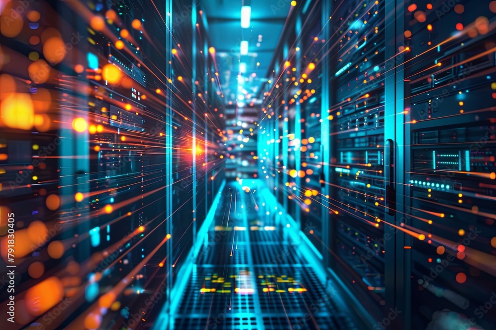 Poster the backbone of digital operations and the technological foundation for storing, processing, and man