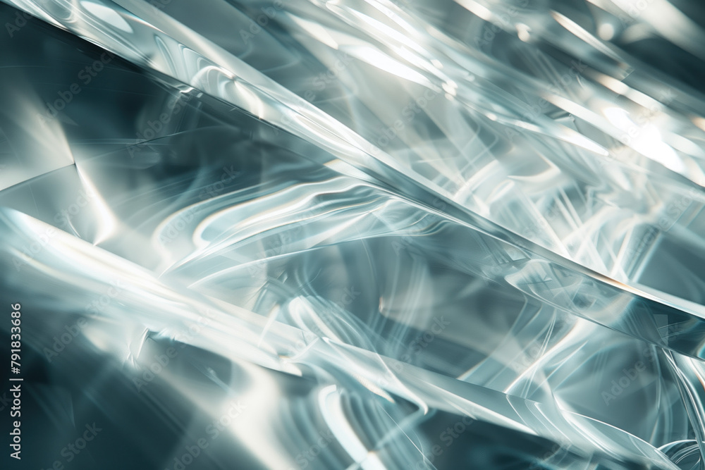 Poster abstract background with reflections and caustics. hi-tech. futuristic background image. created wit