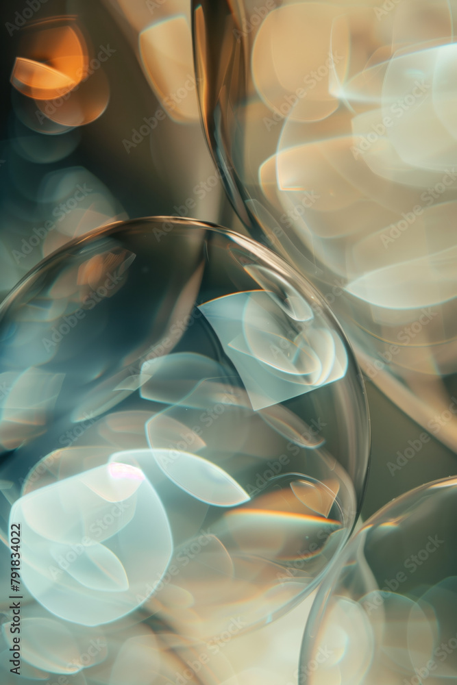 Poster abstract background with reflections and caustics. hi-tech. futuristic background image. created wit