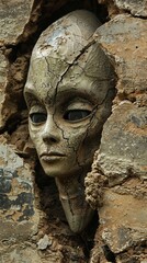 Fototapeta na wymiar Historians uncover evidence of extraterrestrial contact in ancient historical records