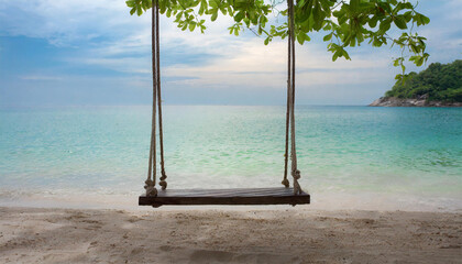 Swing on the beach