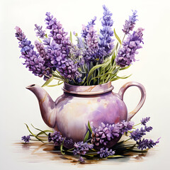 lavender flowers in a vase