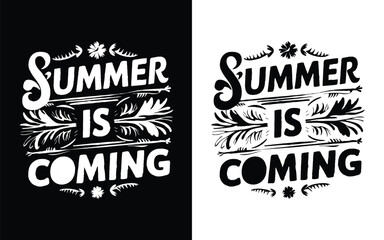Summer t-shirt design vector Summer t-shirt design image