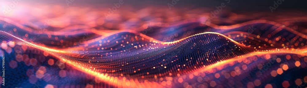 Poster a stunning digital artwork capturing the dynamic movements of code patterns.