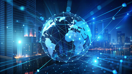 Global Communication Network: Connecting Business and Technology Across the World