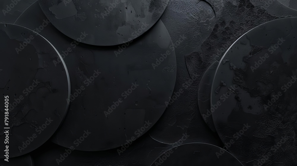 Poster black minimal abstract shapes and textures creating moody atmosphere highquality 4k background illus