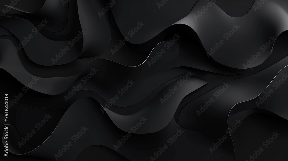 Poster black minimal abstract shapes and textures creating moody atmosphere highquality 4k background illus