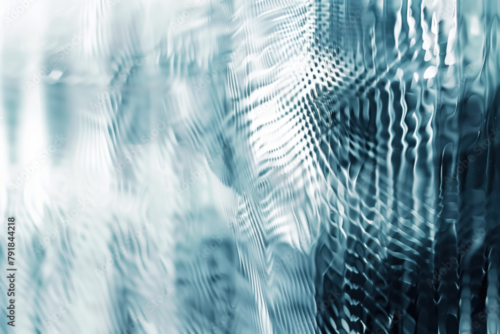 Poster Abstract background with reflections and caustics. Hi-tech. Futuristic background image. Created with Generative AI technology.