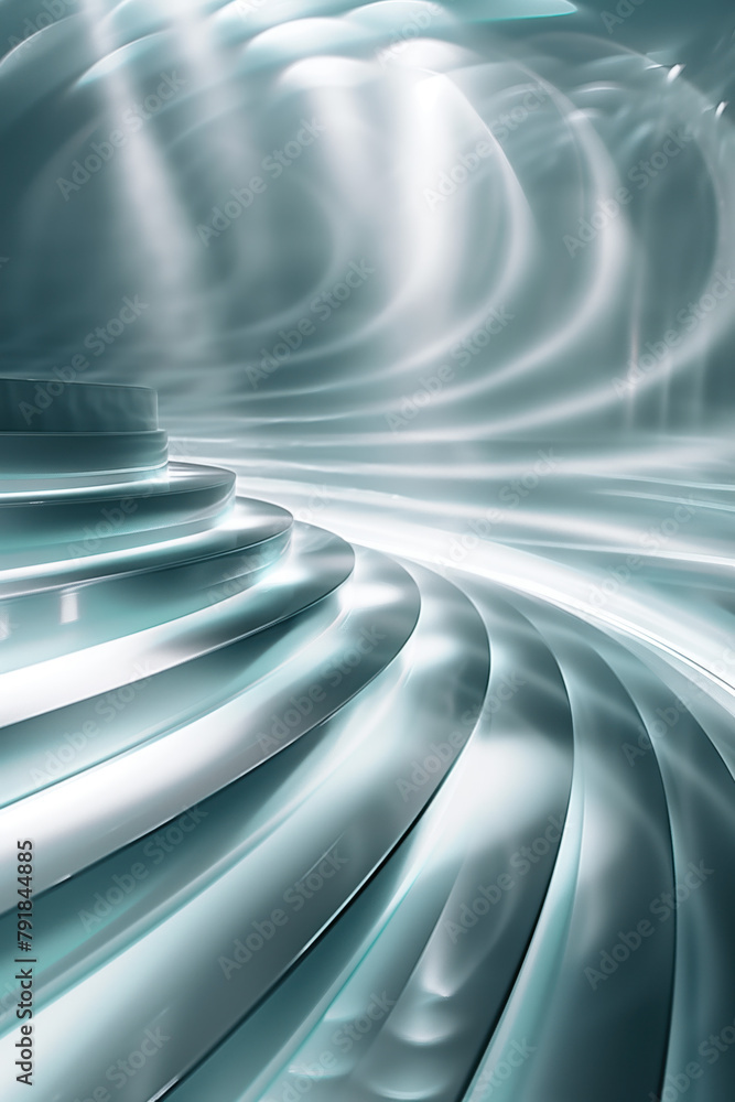 Poster abstract background with reflections and caustics. hi-tech. futuristic background image. created wit
